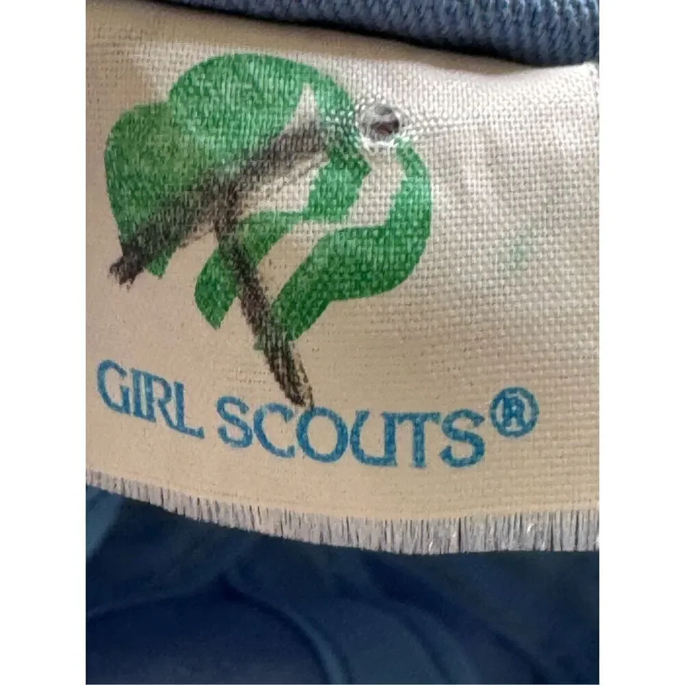 Girl Scouts brownie blue hat SnapBack beads USA culture